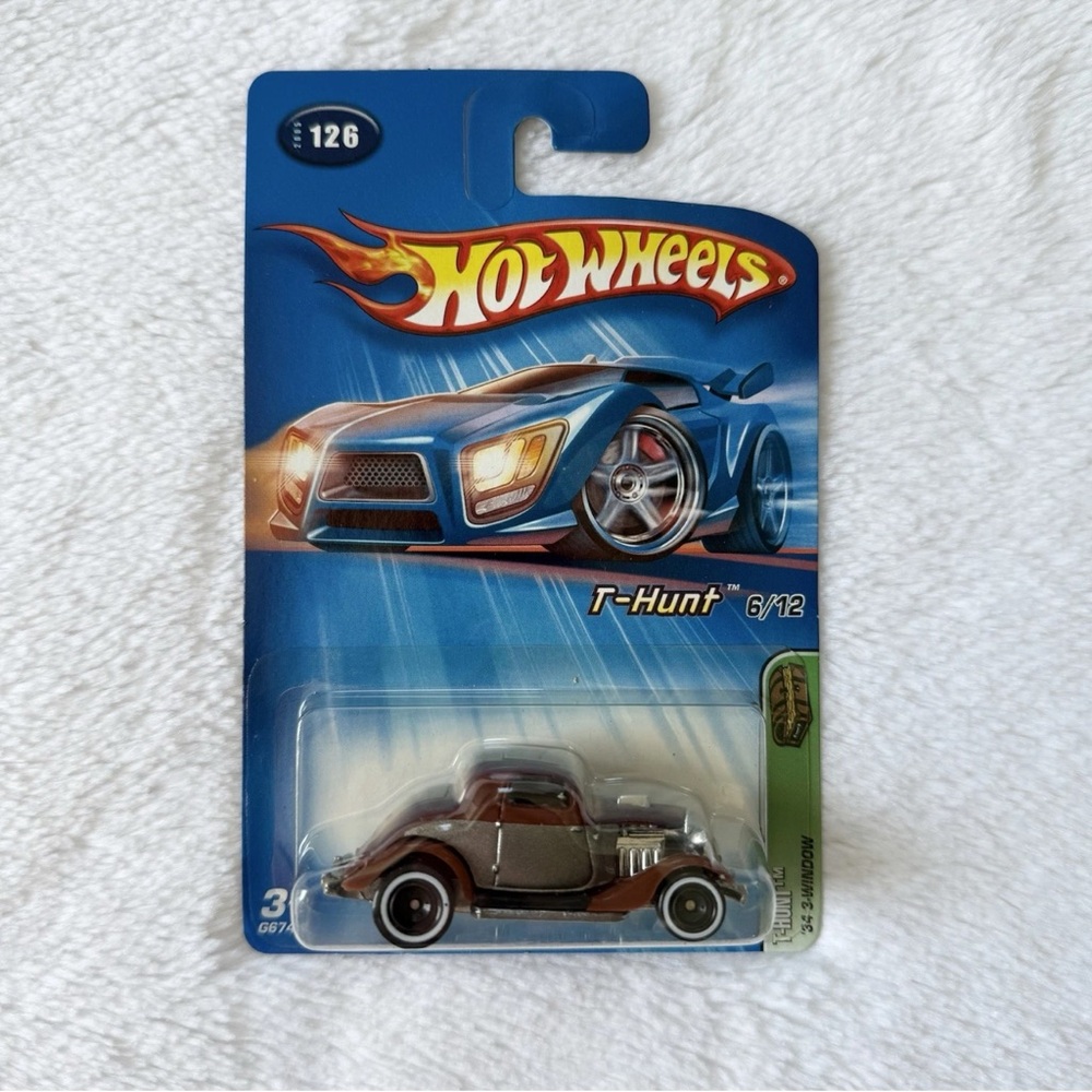HOT WHEELS TREASURE HUNT 1934 FORD 3-WINDOW COUPE REAL RIDERS 6/12 T-Hunt
